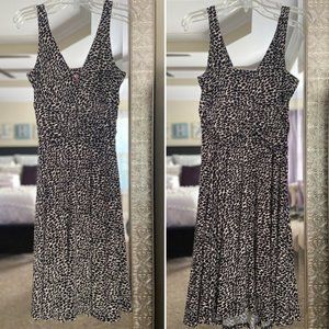 Pebble print midi dress